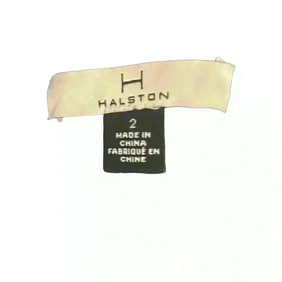 Halston Fit and Flare Pleated Dress Size 2 Navy Special Occasion Semi Formal - Picture 6 of 15